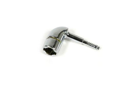 406-08 Kniestukje chroom voor telescoop klep 79-82
