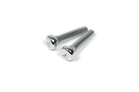 409-78D C3 Knop per 2 voor afsluiten klep chroom 69-71
