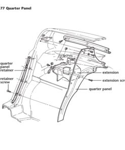 Alternative view of 411-15B C3 Bevestigingsschroefjes (8) voor Q-trim 68-77