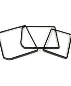 412-15 C3 Klepframes plastic 3 stuks zwart 68-79E