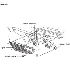 Alternative view of 423 -08R C3 Grille rechts 75-79