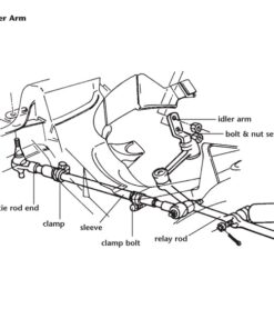 Alternative view of 496-01 Hulp pitman-arm(MS50924) (revisie) 63-82