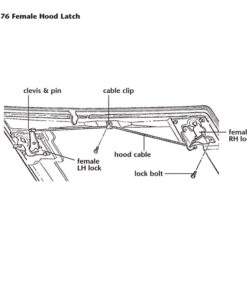 Alternative view of 484-04 C3 Kabel over motorkap links 69-76