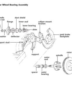 Alternative view of 507-02A C2/C3 Keerring binnenzijde achter naaf klein 63-82