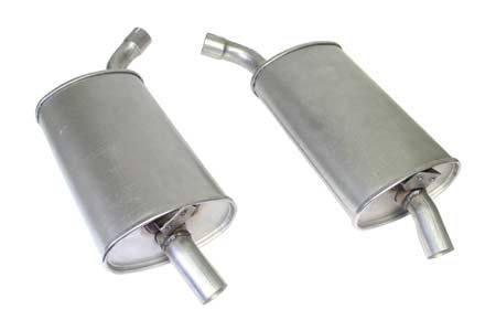 487-41 C3 Dempers ovaal inlaat 2 1/2"per paar 68-72