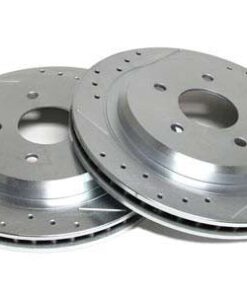 600K032 C4 Remschijf set drilled/slotted achter 84-87