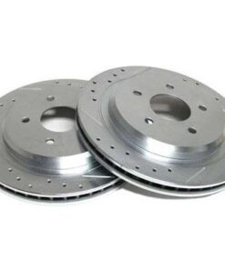 600K034 C4 Remschijven set drilled/slotted voor 13"  88-96