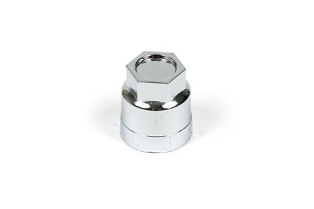 711-35 C4 Dopje wielmoer per stuk chroom 85-96
