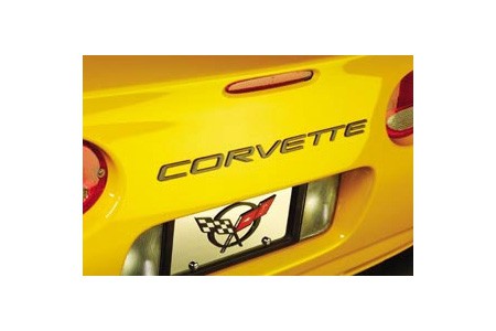 80G-046 C5 Acryl 3-D Corvette letters achterzijde 97-04