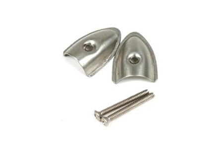 120-01 Achterklep set met flensrand RVS 56-75