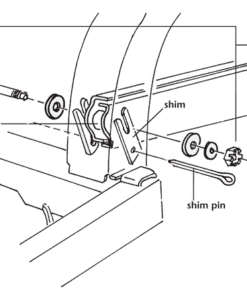 Alternative view of 505-60 C2/C3 Set shims 16 stuks RVS diverse diktes 63-82