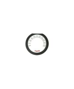 C1 6-Cylinder Tachometer Face w/Numbers 53-55