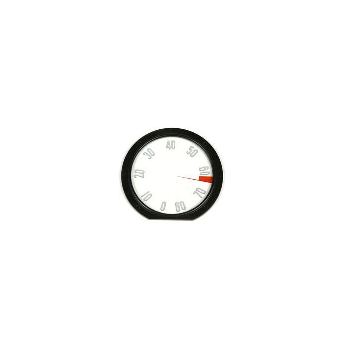 C1 Tachometer Face w/Numbers (8000 Rpm) 58