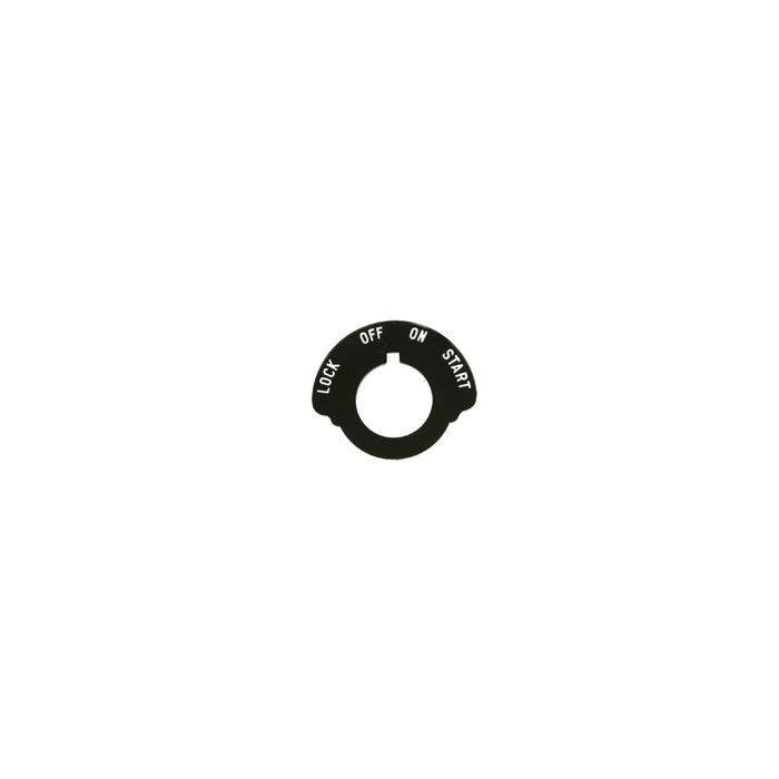 C1 Ignition Switch Backplate 58-62