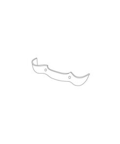 C1 Front Lower Valance Panel Fiberglass 53-55