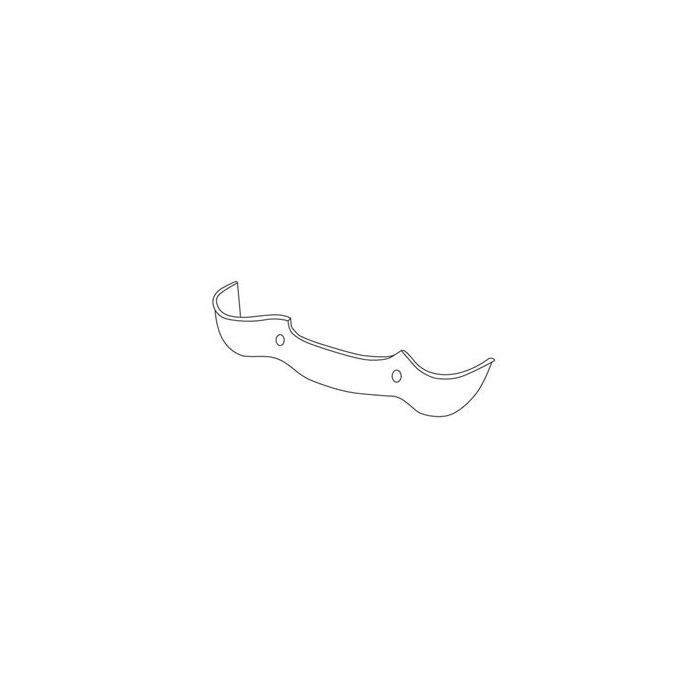 C1 Front Lower Valance Panel Fiberglass 53-55