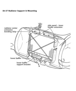 C1 Inner Fender Skirt Extension (PM) 56-57
