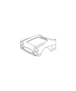 C1 One-Piece Fiberglass Front End Assembly (HL) 62