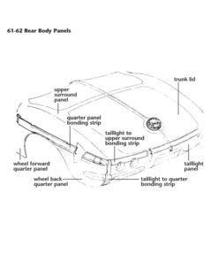 Alternative view of C1 Tail Light Panel (PM) 61-62