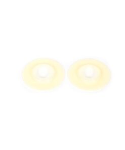 Window Crank & 63-64 Lock Knob Backplates (Ivory) 56-77