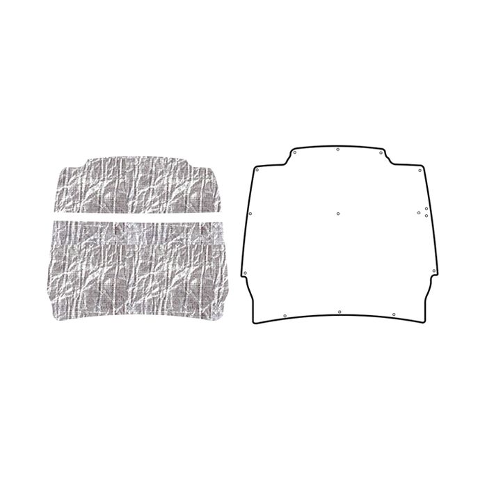 C1 AcoustiSHIELD Hood Insulation (Corvette Emblem) 56-57 - Afbeelding 2