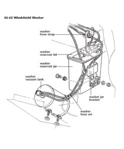 Alternative view of C1 Windshield Washer Hose Brass Tie Strap 56-60
