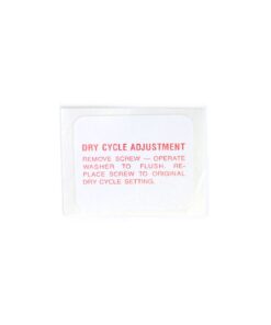 C1 Windshield Washer Reservoir Lid Decal 58-62