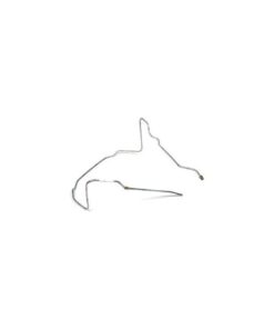 C1 Front Crossover Brake Line - Stainless 56-62