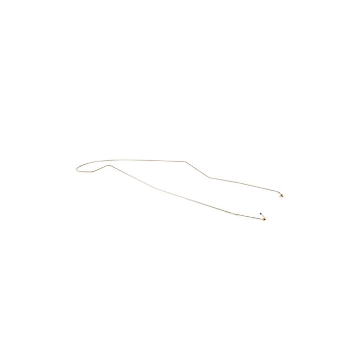 C1 Front to Rear Brake Line - Stainless 56-62