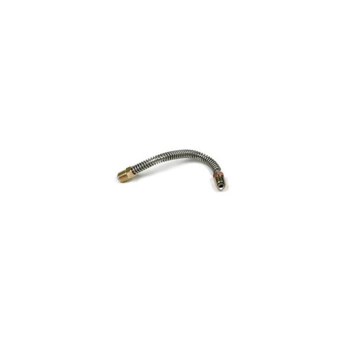 C1 Left Front Brake Line - Stainless 56-62