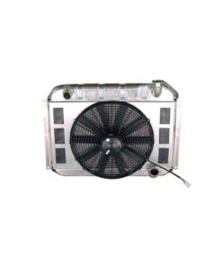 C1 Direct Fit Aluminum Radiator & Fan Combo w/Auto Trans Cooler (High Profile) 55-60