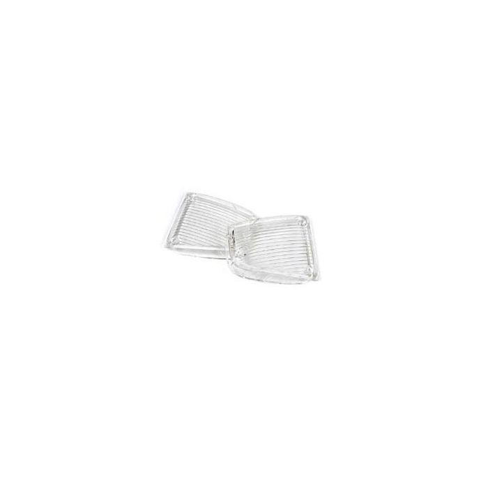 454-48 C3 Glas Voor Richting Aan Wijzer Grill 2 stuks Wit 70-71