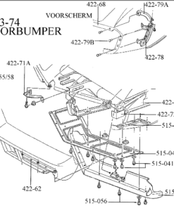 Alternative view of 515-041 C3 Onderpaneel 3 Gaten SMC 73-79