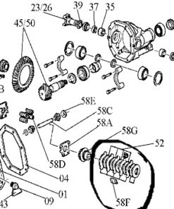 504-58F C2/C3 Halvemaan plaatje sper-platen 65-79
