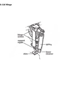 Alternative view of 431-25A Reparatie hoekjes decklid veerbevestiging per 2 stuks 63-75