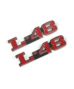 421-06 L-48 Motorkapemblemen (set) 73-79