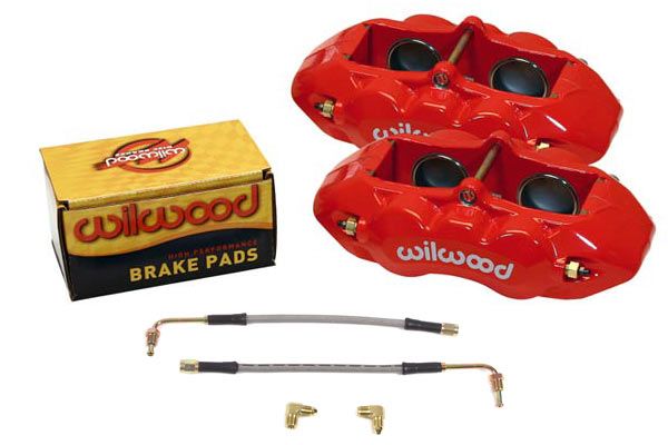 DB-852 D8-4 Wilwood aluminium achter rem set (rood) 65-82 - Afbeelding 2