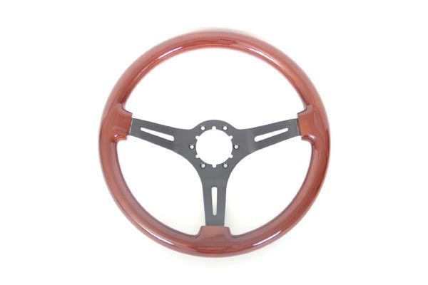 SC-884 Mahoniehouten stuur met zwarte spaken 69-82