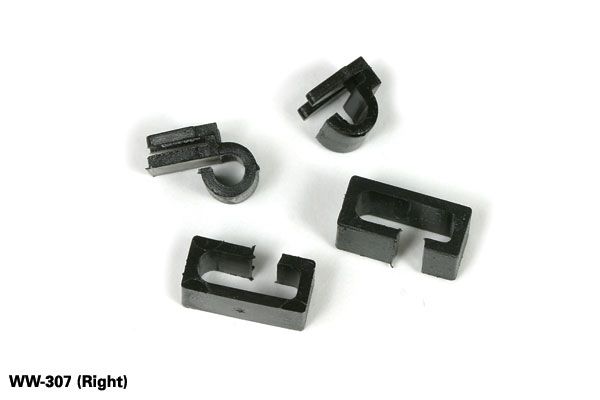 486-27B/C Ruitenwisserarm Sproeierbuis Mondstukclips (L/R) 69-74 - Afbeelding 2