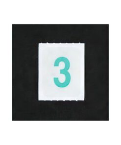 445-20B Radiateursticker groen #3 inspectiesticker 63-72