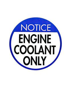 448-31 Sticker dop koelvloeistoftank 77L-82