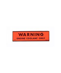 448-31B Waarschuwingssticker koelvloeistof 73-77E