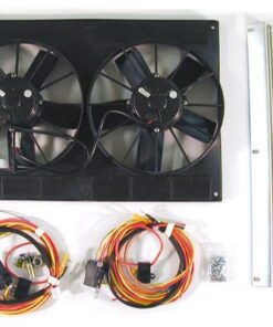 445-52 SPAL Dual 11-inch elektrisch ventilatorpakket en montage hardware 68-82