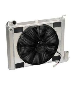 RA-278 4-spd zonder AC aluminium radiateur en ventilatorcombinatie (met trans-koeler) 63-67 327 & 68-72 350