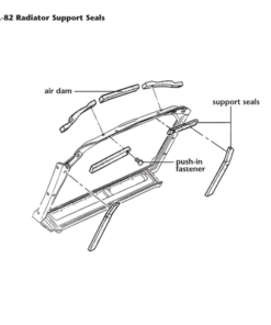 Alternative view of 447-86 L48 Radiateursteun voor motorkap en luchtkap 76-77 & 78