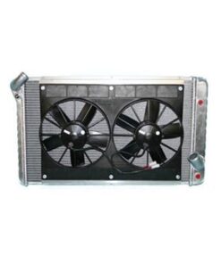 445-60 427/454 w/4-spd Direct Fit aluminium radiateur en ventilator combo 69-72