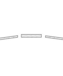 447-73 Radiatorsteun voor luchtklep kap 69L-70 350 & 70-71E LT1