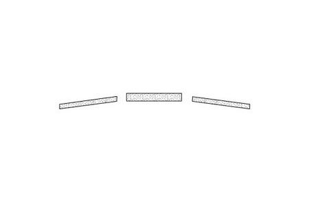 447-73 Radiatorsteun voor luchtklep kap 69L-70 350 & 70-71E LT1