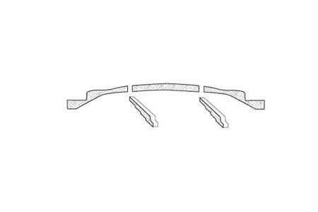 447-88 Radiateursteun voor Air Dam Kit 80-81