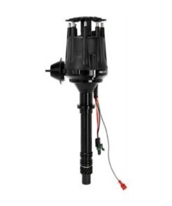 PM-879 MSD Pro Billet-distributeur met interne module en Vac Advance (zwart) 55-74